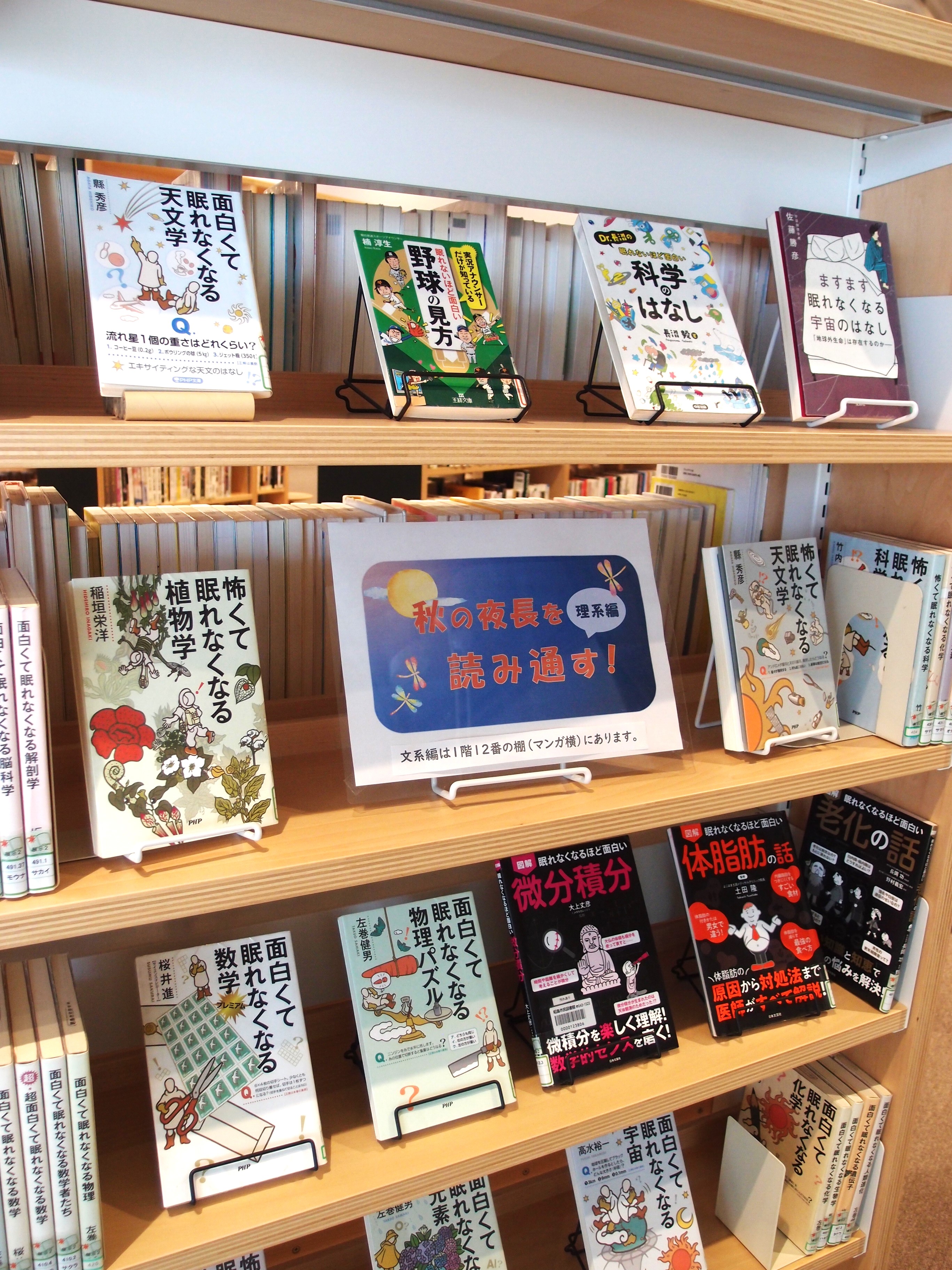 ２階展示コーナー２の棚の写真